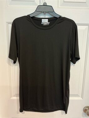 COOLKEEP Men's Short Sleeve Crewneck Tee - Black